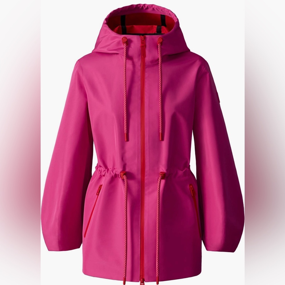 MACKAGE KALEA-Z AZALEA-LAVA L - Brand New Ladies Rain Coat